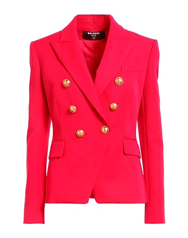 BALMAIN Veste Fuchsia 100% Laine vierge