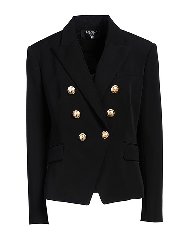 BALMAIN Blazer Black 100% Virgin Wool