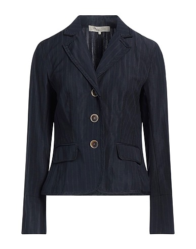 GERARD DAREL Giacca Blu notte 65% Lana Vergine, 35% Ramiè, Cotone, Elastomultiestere