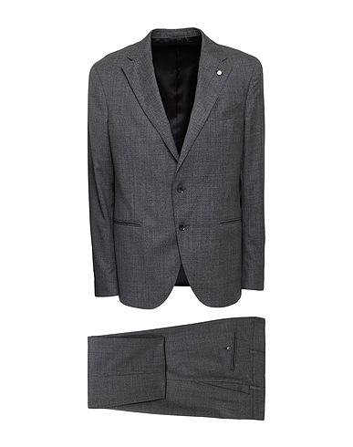 LUIGI BIANCHI Mantova Suits Grey 100% Wool