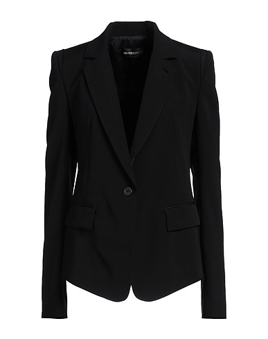 ANN DEMEULEMEESTER Blazer Black 100% Virgin Wool