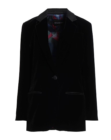 EMPORIO ARMANI Blazer Black 69% Viscose, 31% Cupro