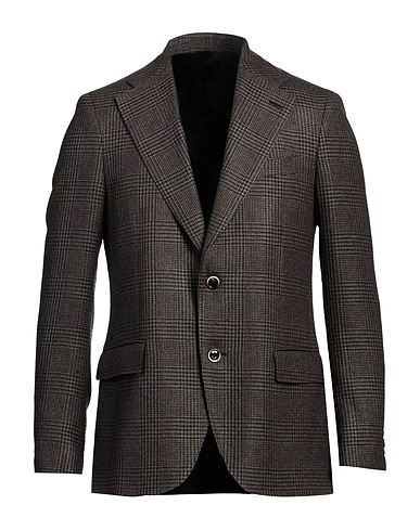 LARDINI Blazers Dunkelbraun 73% Wolle, 27% Leinen