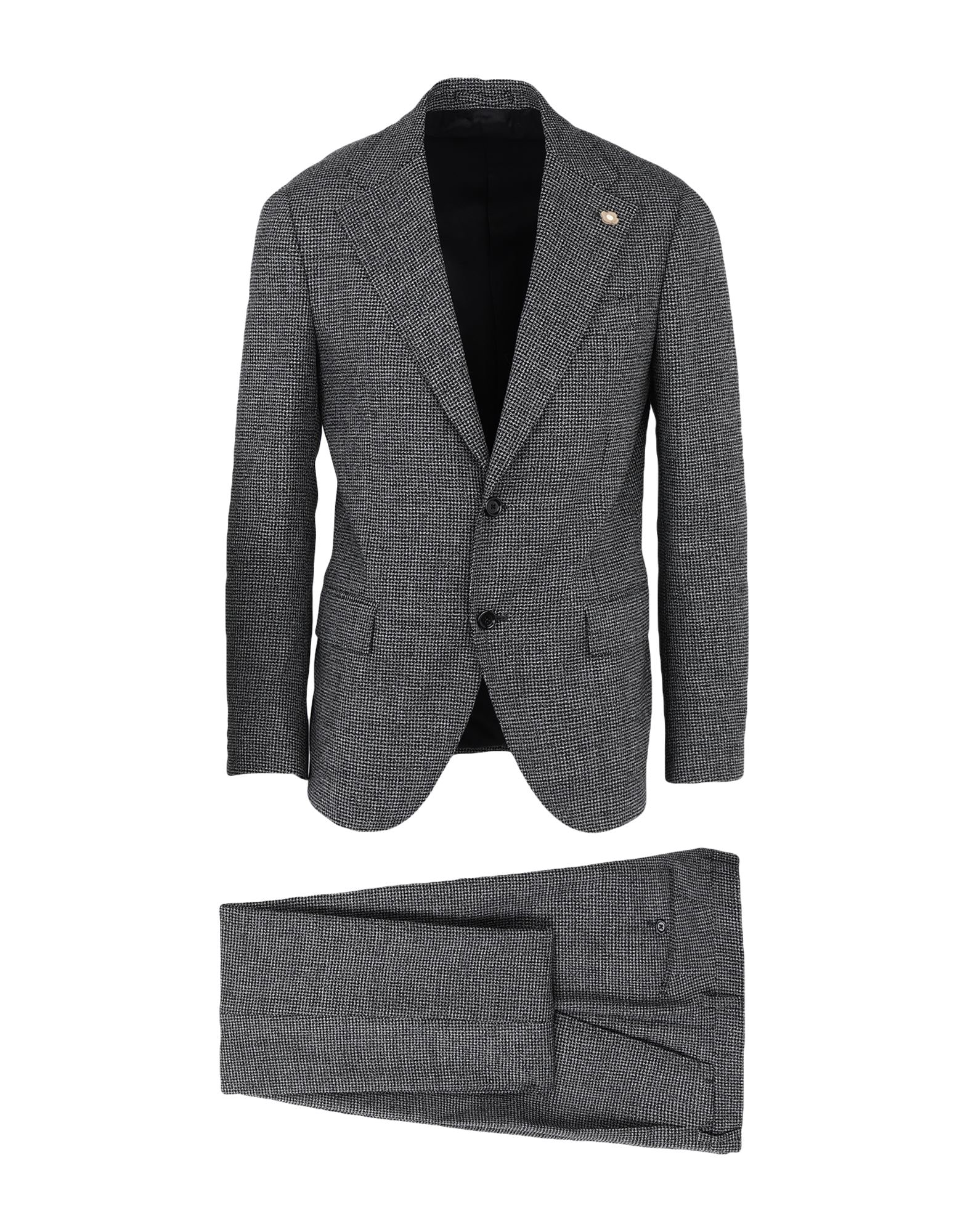 テーラードジャケット LARDINI Men Suits Set EQ528AEEQSK62511 100CA 222490 GRAY Lardini double-breasted Suit | Grey | FARFETCH