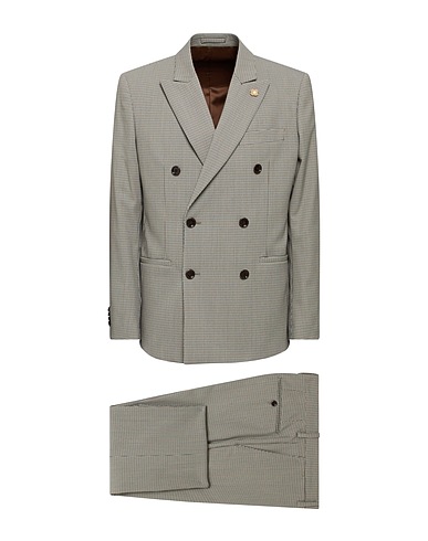 LARDINI Suits Light grey 44% Nylon, 30% Polyester, 25% Wool, 1% Elastane