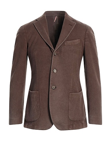 SANTANIELLO Blazer Dark green 100% Wool
