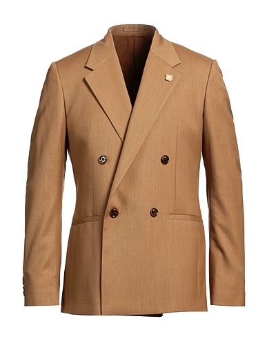LARDINI Blazer Camel 49% Wool, 29% Polyester, 22% Lyocell