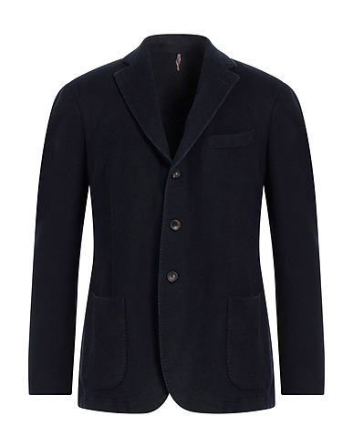 SANTANIELLO Blazer Navy blue 100% Wool