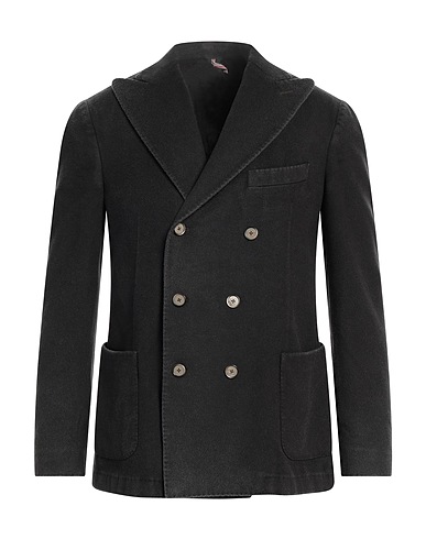 SANTANIELLO Blazer Dark green 100% Wool