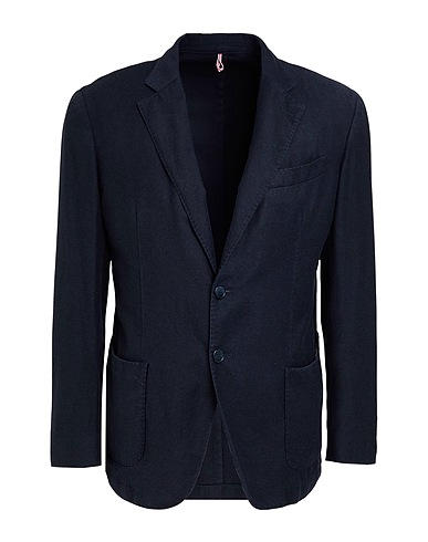 SANTANIELLO Blazer Blu notte 100% Lana