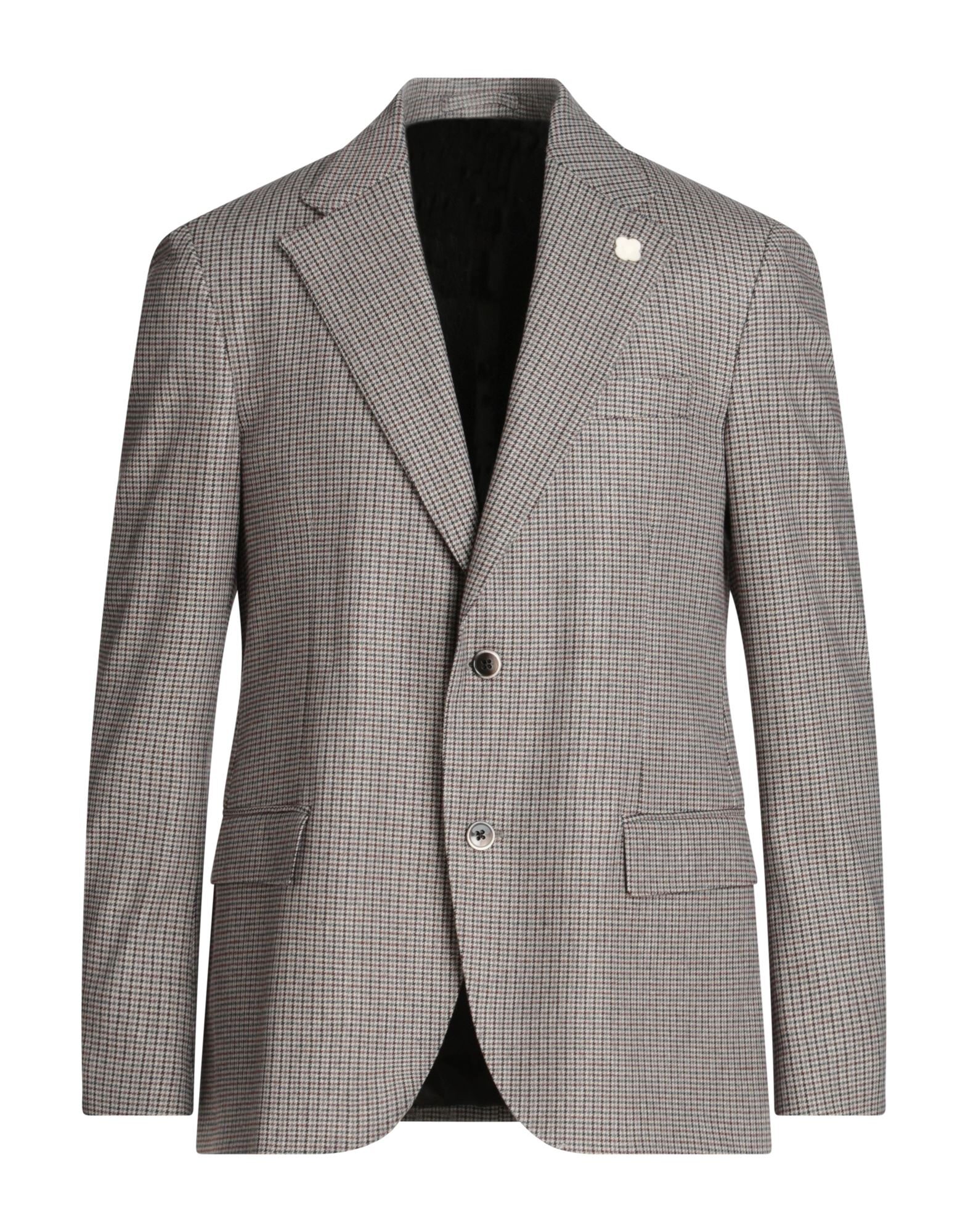 LARDINI グレー スーツジャケット LARDINI | スーツ グレー メンズ | YOOX