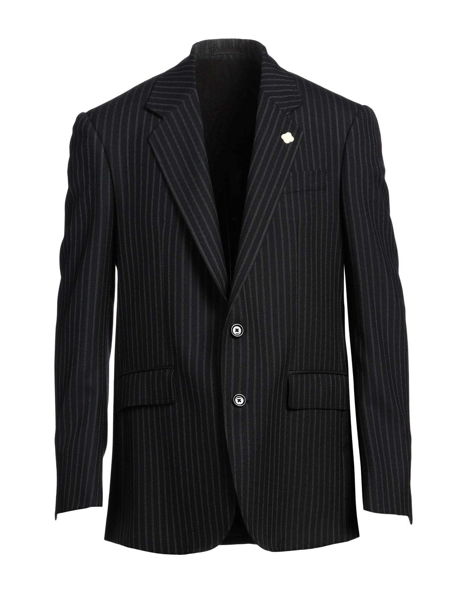 半額ストア ブラック テーラードジャケット | LARDINI メンズ YOOX | ジャケット・アウター