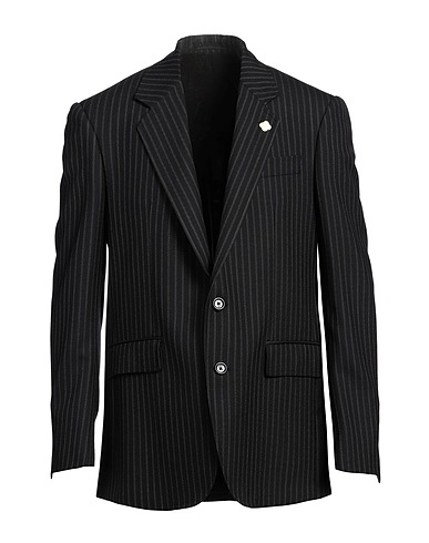 LARDINI Blazer Black 100% Wool