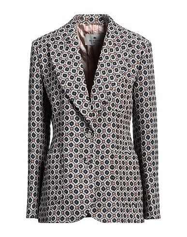 ETRO テーラードジャケット ブルー ポリエステル 71% / バージンウール 28% / ポリウレタン 1%