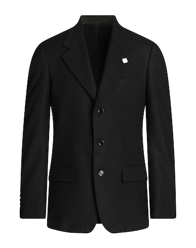 LARDINI Blazer Black 100% Wool