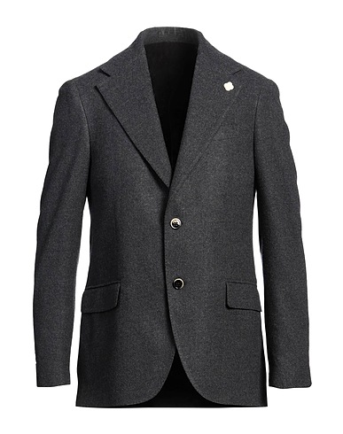 LARDINI Blazer Charcoal 100% Wool