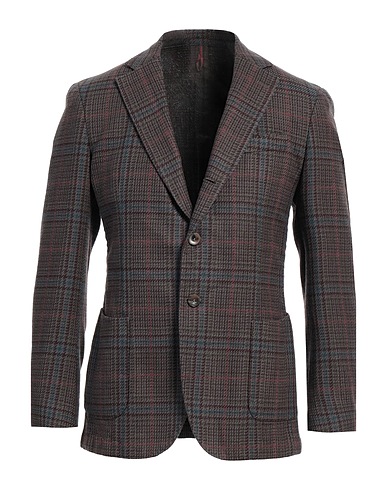 SANTANIELLO Blazer Piombo 57% Cotone, 38% Lana, 5% Poliammide