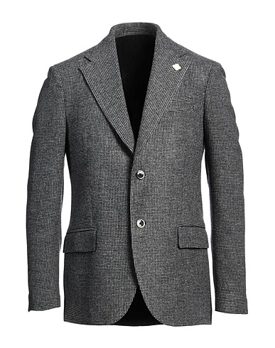 LARDINI Blazer Grey 90% Wool, 10% Polyamide