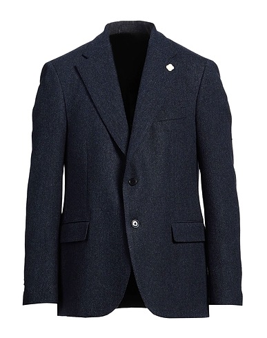 LARDINI Blazer Blue 100% Wool