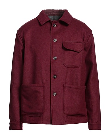 LARDINI Solid colour shirt 53% Wool, 32% Silk, 15% Cashmere