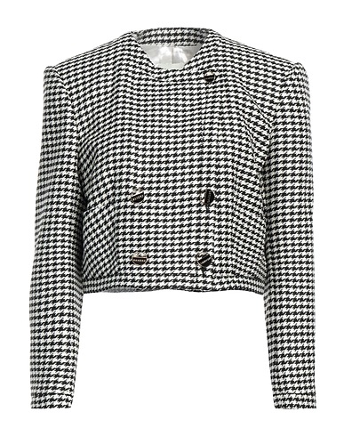 SANDRO Jacket Black 55% Acrylic, 36% Polyester, 8% Viscose, 1% Elastane