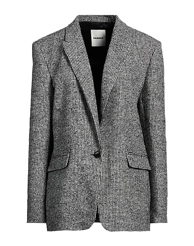 SANDRO Giacca Nero 50% Lana, 21% Poliestere, 16% Acrilico, 11% Poliammide, 2% Altre Fibre