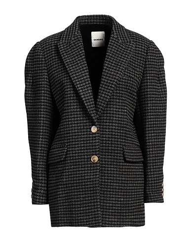 SANDRO Blazer Lead 100% Wool