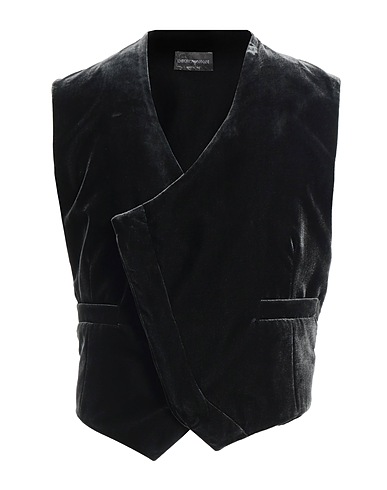 EMPORIO ARMANI Panciotto Blu notte 75% Viscosa, 25% Poliammide
