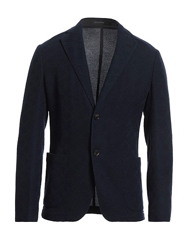 EMPORIO ARMANI Blazer Navy blue 100% Wool