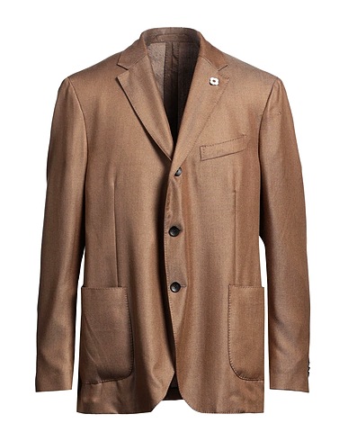 LARDINI Blazer CAMMELLO 35% Cashmere, 35% Wool, 30% Silk