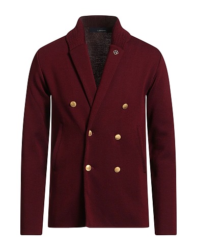LARDINI Blazer Burgundy 100% Wool