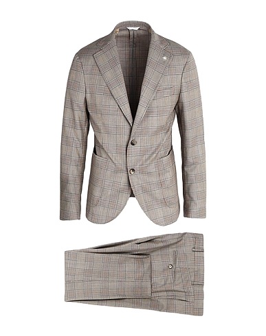 MANUEL RITZ Suits Beige 98% Wool, 2% Elastane