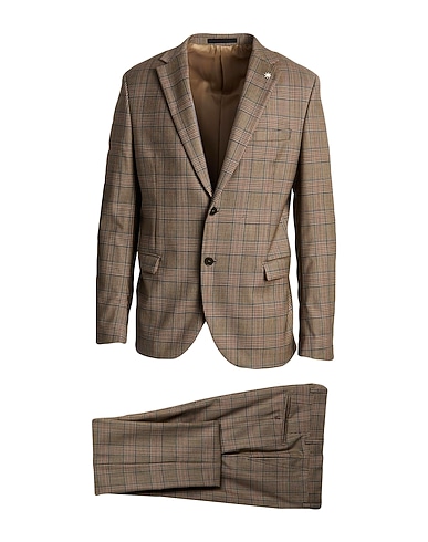 MANUEL RITZ Suits Beige 98% Wool, 2% Elastane