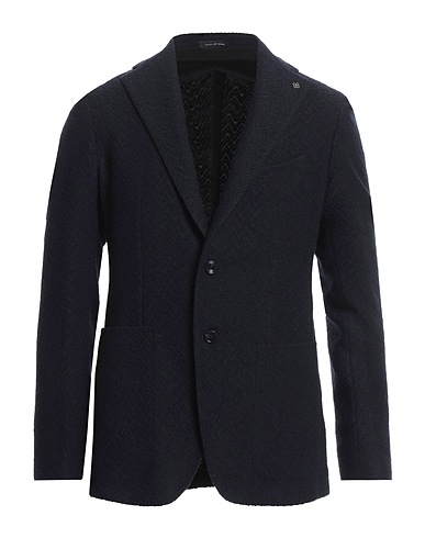TAGLIATORE Blazer Midnight blue 66% Virgin Wool, 24% Polyamide, 10% Viscose