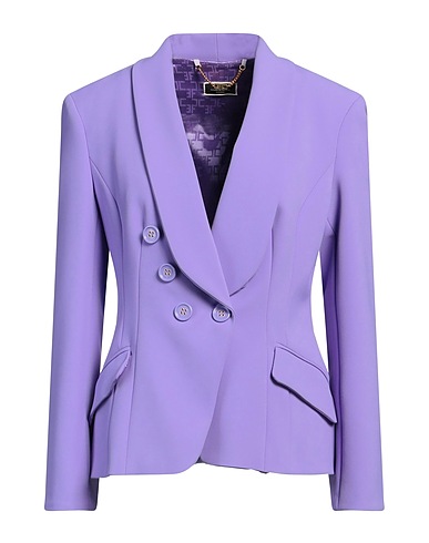 ELISABETTA FRANCHI Giacca ESSENTIALS Viola 96% Poliestere, 4% Elastan