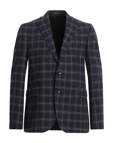 ANGELO NARDELLI Blazer Midnight blue 75% Virgin Wool, 25% Polyamide