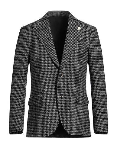 LARDINI Blazers Schwarz 100% Wolle