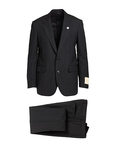 LARDINI Suits ATTITUDE Black 100% Wool