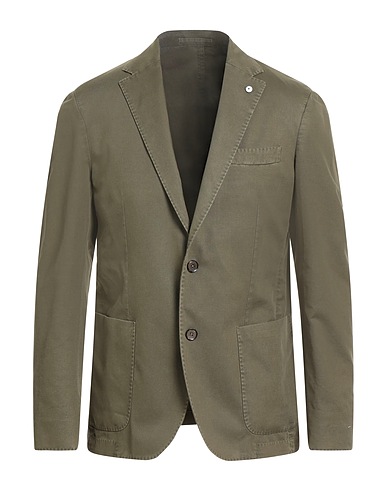 L.B.M. 1911 Blazer Verde salvia 63% Cotone, 34% Lino, 3% Elastan