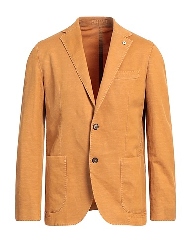 L.B.M. 1911 Blazer Mustard 63% Cotton, 34% Linen, 3% Elastane