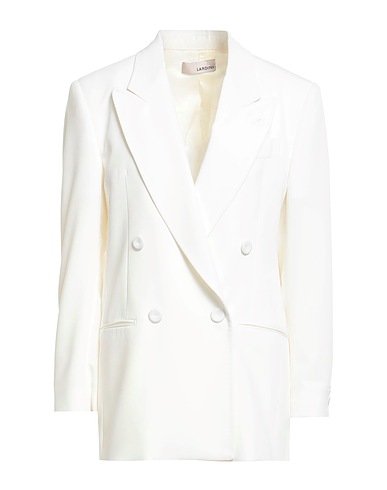 LARDINI Giacca Bianco 75% Poliestere, 20% Rayon, 5% Elastan