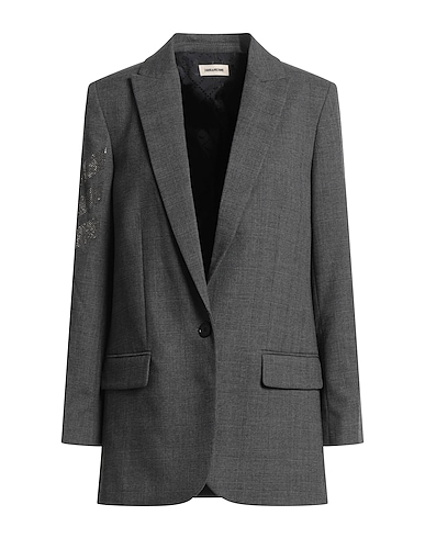 ZADIG&VOLTAIRE Giacca Antracite 64% Poliestere, 34% Viscosa, 2% Elastan