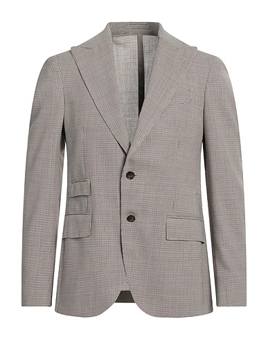 LUIGI BIANCHI Mantova Blazer Black 100% Virgin Wool