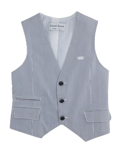 SWEET BARON Panciotto Blu 97% Cotone, 3% Elastan