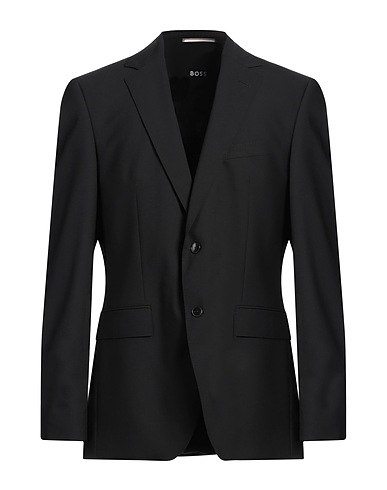 BOSS Blazer Nero 95% Lana Vergine, 5% Elastan