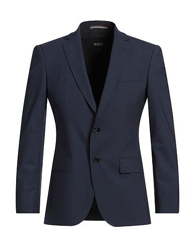 BOSS Blazer Navy blue 95% Virgin Wool, 5% Elastane