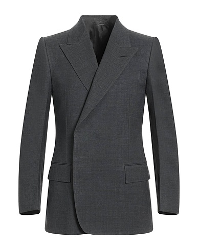 DUNHILL Blazer Charcoal 56% Polyester, 41% Wool, 3% Elastane