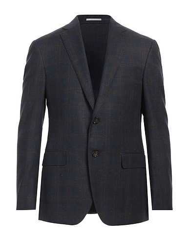 PAL ZILERI Blazer Midnight blue 50% Wool, 40% Cotton, 10% Linen