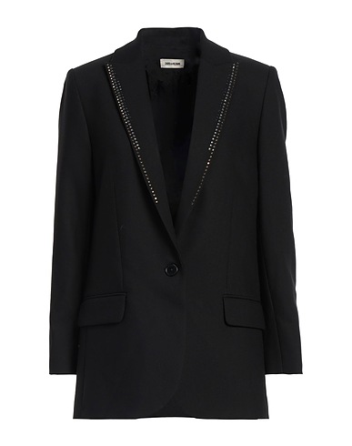 ZADIG&VOLTAIRE Giacca Nero 69% Poliestere, 23% Viscosa, 8% Elastan