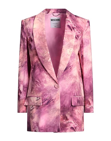 MOSCHINO Blazer Pink 95% Viscose, 5% Elastane